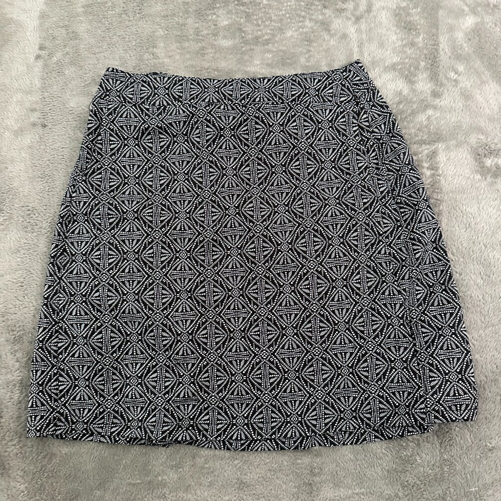 Ripskirt Rip Skirt Hawaii Black White Wrap Skirt XS Tropical Vacation Resortwear